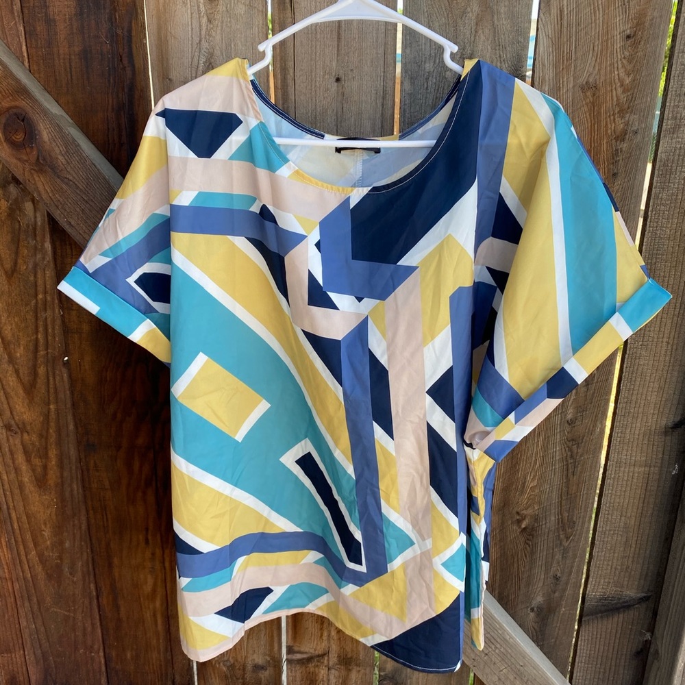 colorful blouse